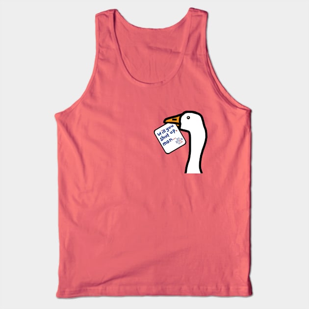 Small Portrait of a Goose with Stolen with Joe Biden First Debate Quote Tank Top by ellenhenryart